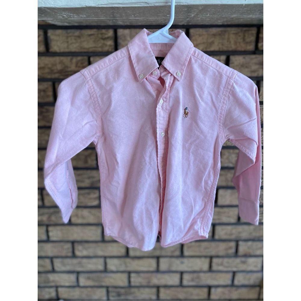 Ralph LaurenβKidsβ Button DownβShirt
